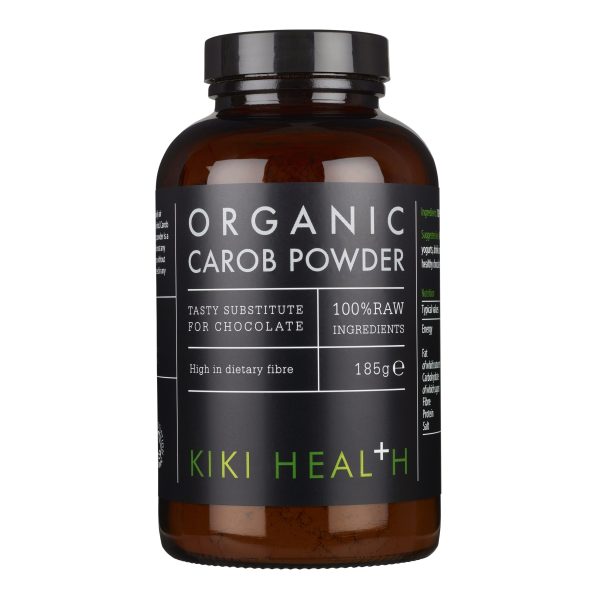 Carob Powder, Organic – 185g KIKI HEALTH