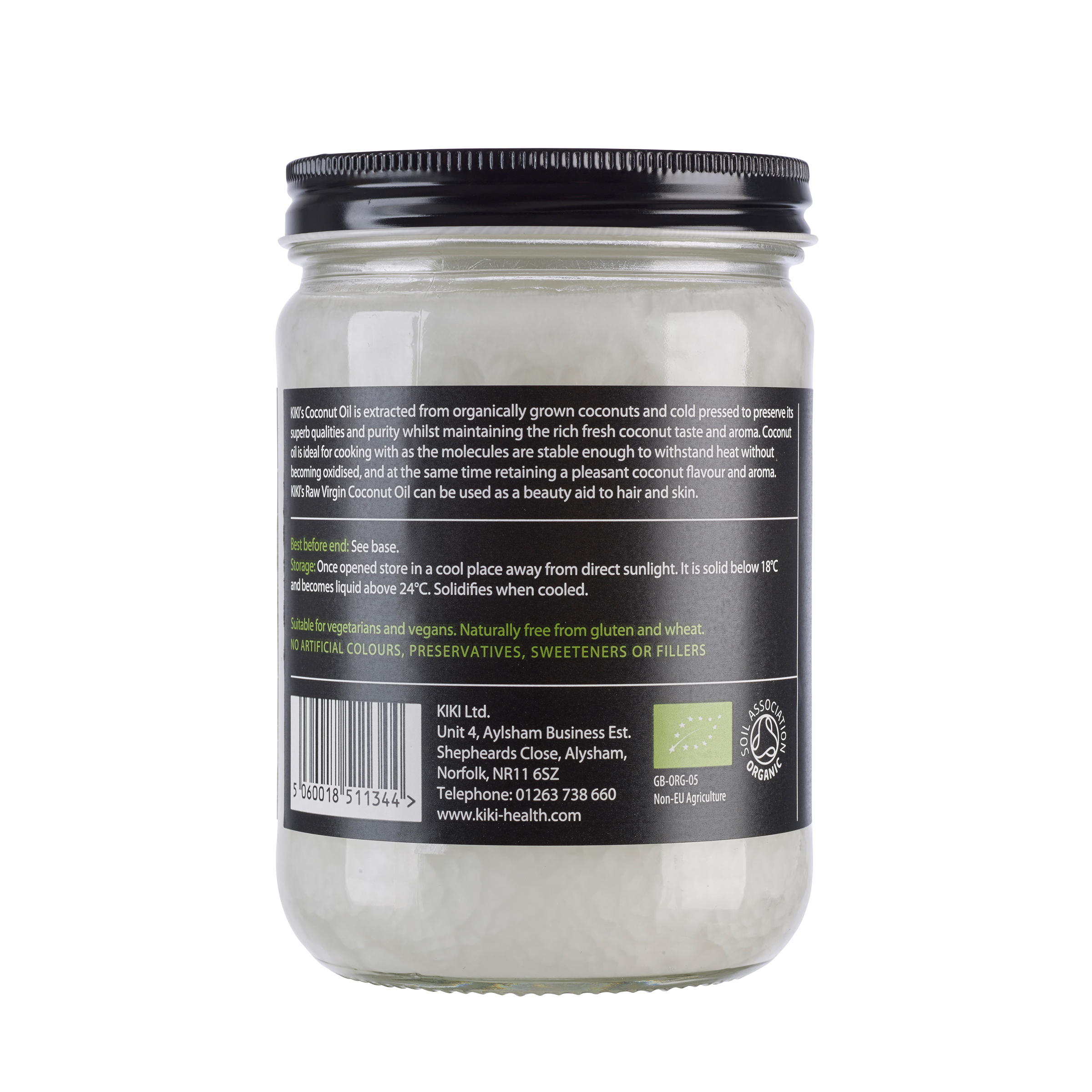 coconut oil,organic coconut oil,kiki health coconut oil,extra virgin coconut oil,unrefined coconut oil,cold-pressed coconut oil,vegan,gluten-free,non-gmo,skin care,hair care,cooking,baking,beauty,health,nutrition