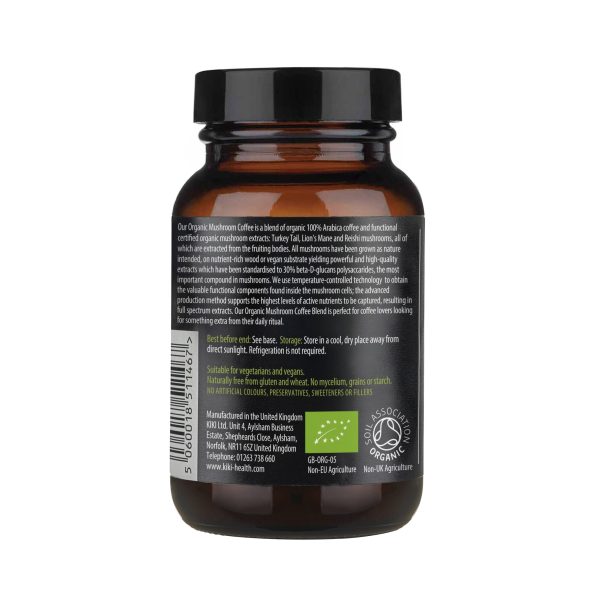 Mushroom Coffee, Organic – 75g KIKI HEALTH