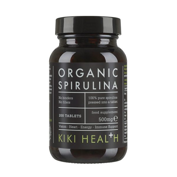 Spirulina, Organic – 200 Tablets KIKI HEALTH