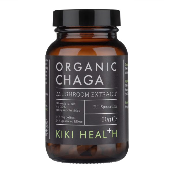 Chaga Extract Powder, Organic – 50g KIKI HEALTH