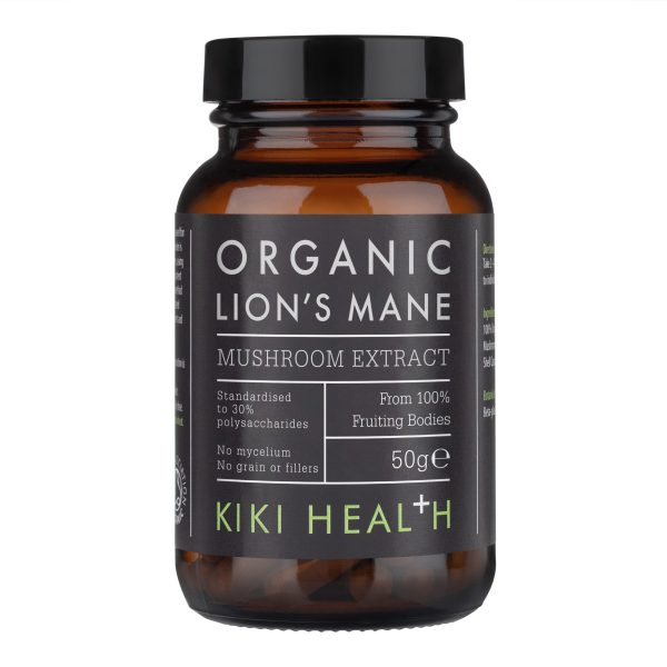 Lion’s Mane Extract Powder, Organic – 50g KIKI HEALTH