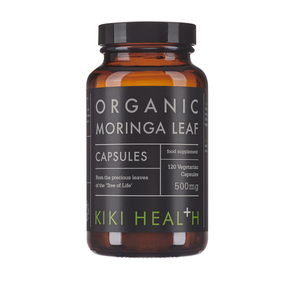 Moringa Leaf, Organic – 120 Vegicaps KIKI HEALTH