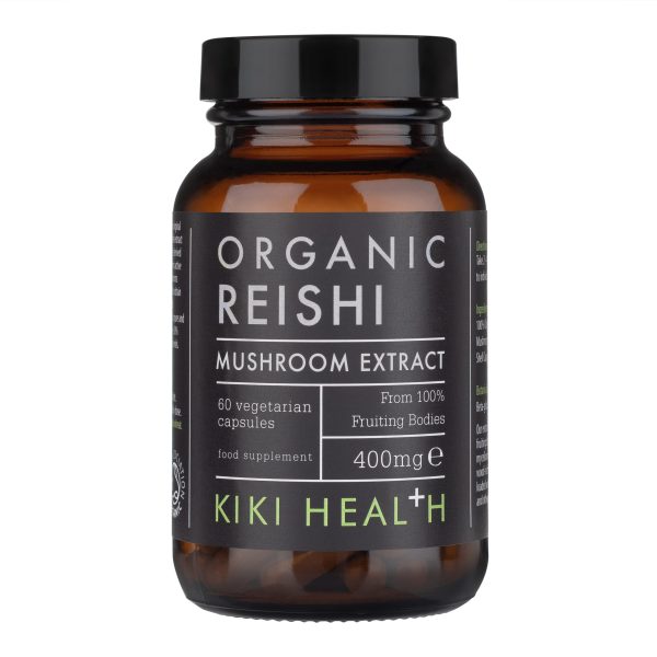 Reishi Extract, Organic – 60 Vegicaps KIKI HEALTH