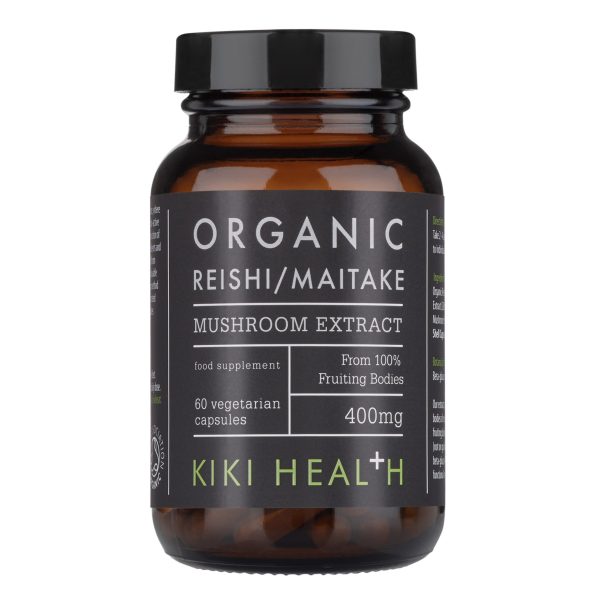 Organic Maitake & Reishi Extract Blend – 60 Vegicaps KIKI HEALTH