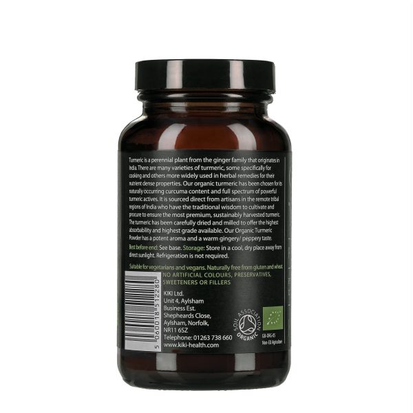 Premium Turmeric Powder, Organic – 150g KIKI HEALTH