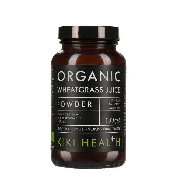 WHEATGRASS JUICE POWDER, Organic – 100g KIKI HEALTH