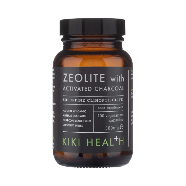 Zeolite With Activated Charcoal – 100 Vegicaps KIKI HEALTH