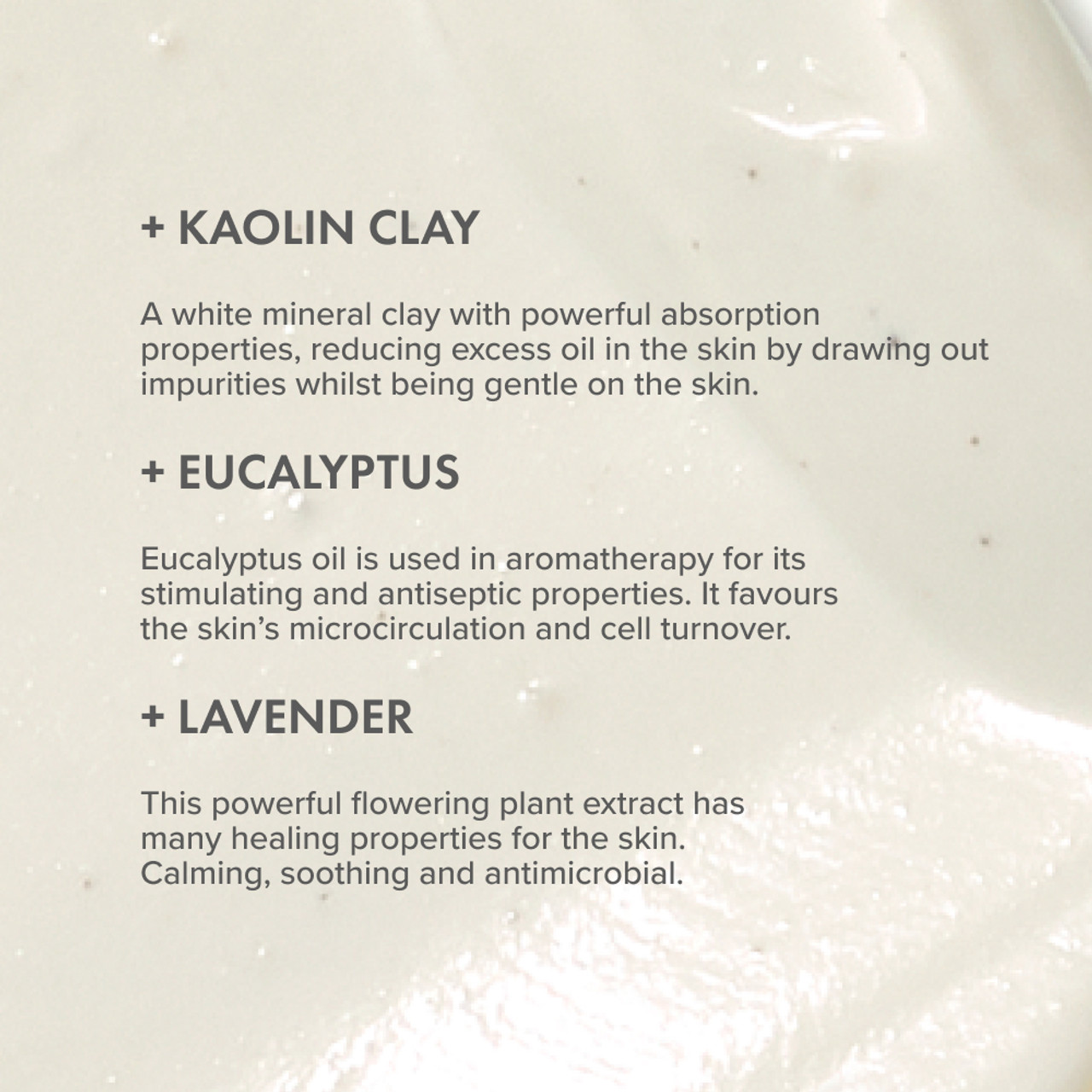 the organic pharmacy | new purifying seaweed clay mask ingredients