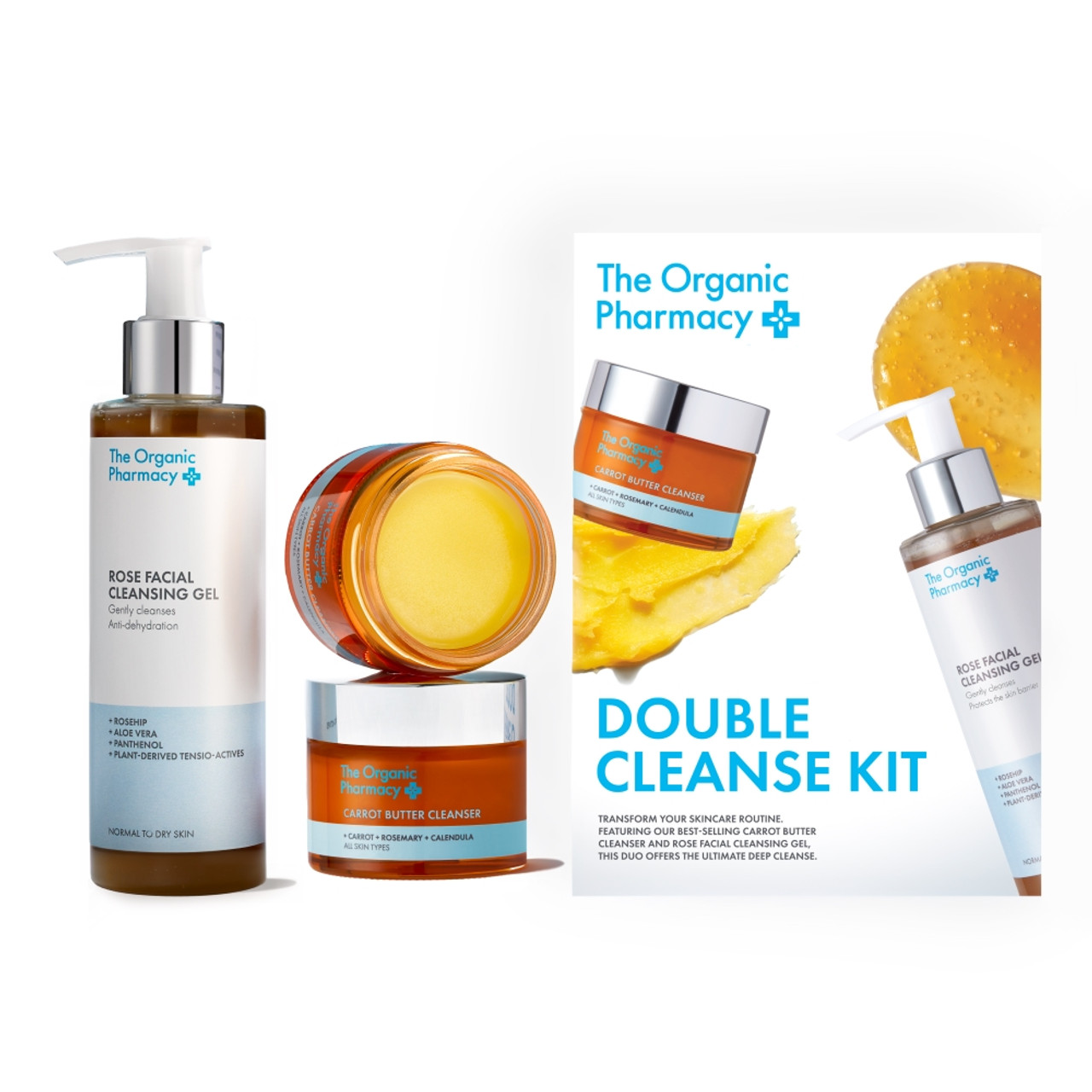 The Organic Pharmacy | Double Cleanse Kit – Deep Cleanse & Refresh