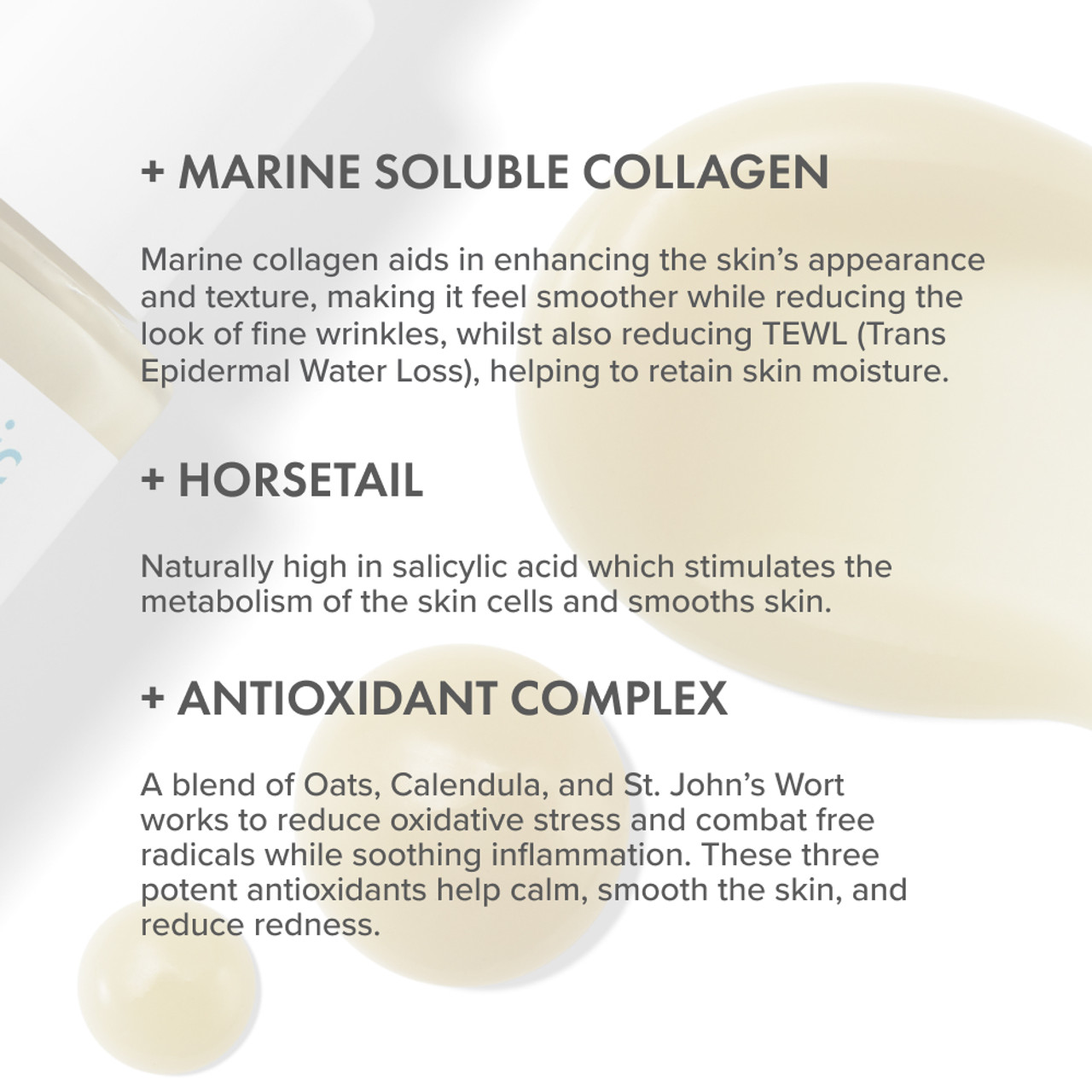 The Organic Pharmacy | Collagen Gel Mask ingredients