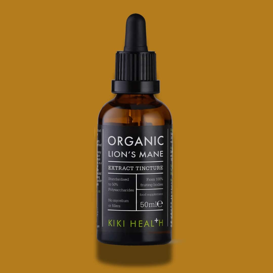 kiki health | organic lion's mane extract tincture | 50ml