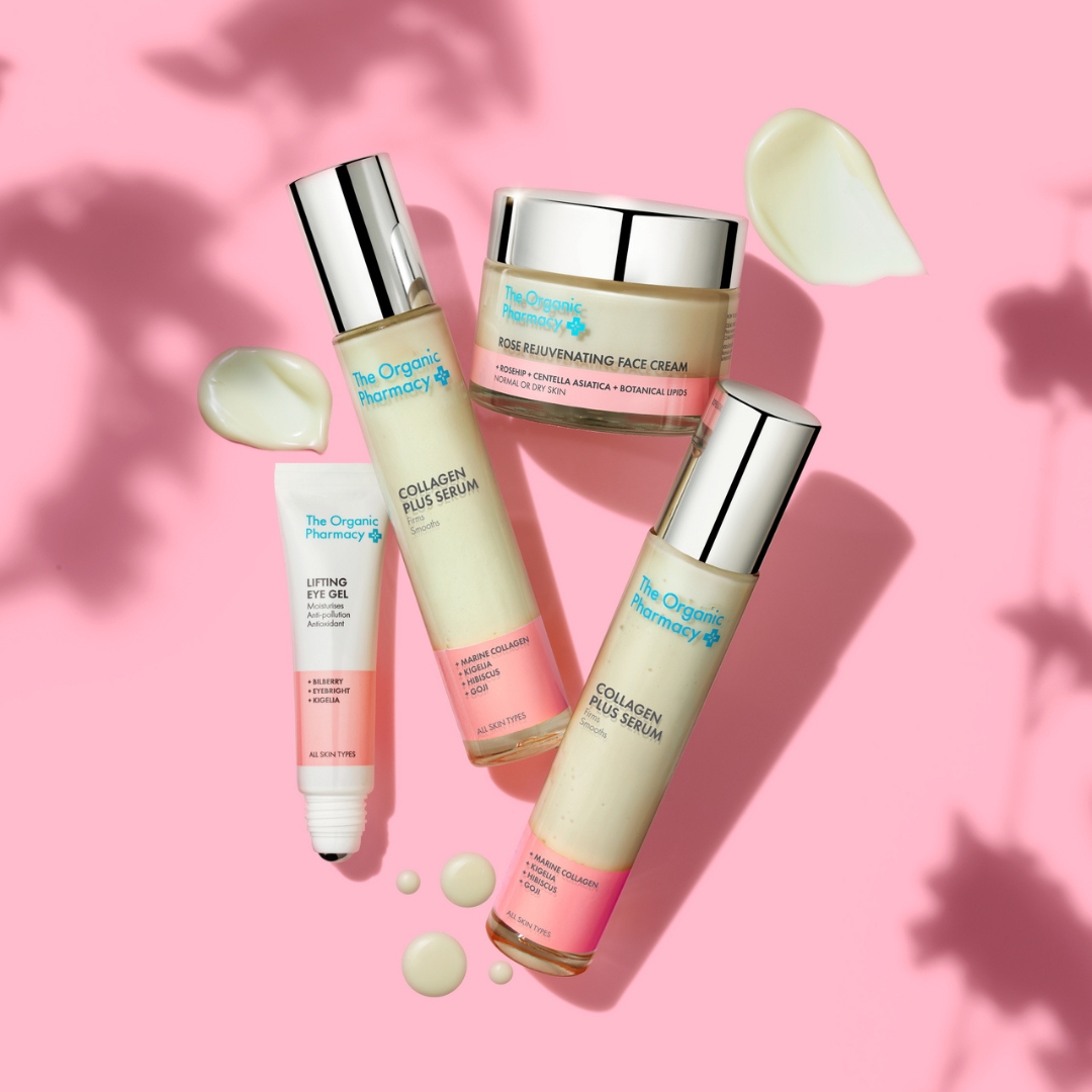 the organic pharmacy | marine collagen plus serum lifestyle shot