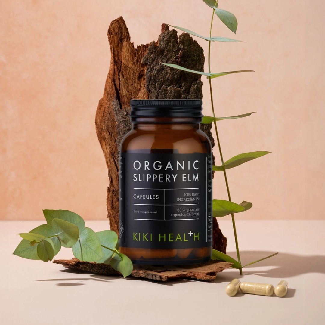 Organic Slippery Elm | 60 Vegicaps | KIKI Health - Image 5