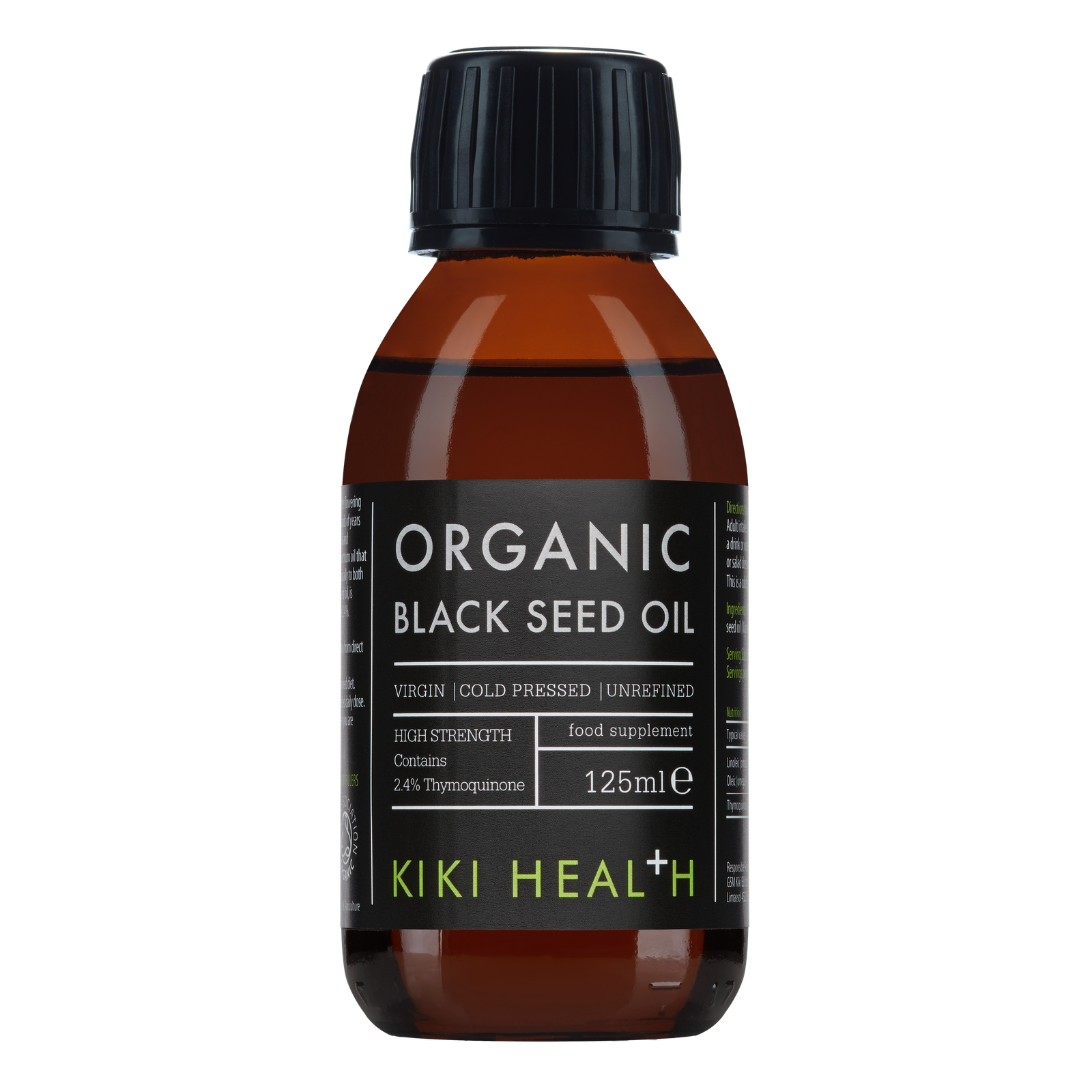Organic Black Seed Oil | 125ml | KIKI HEALTH