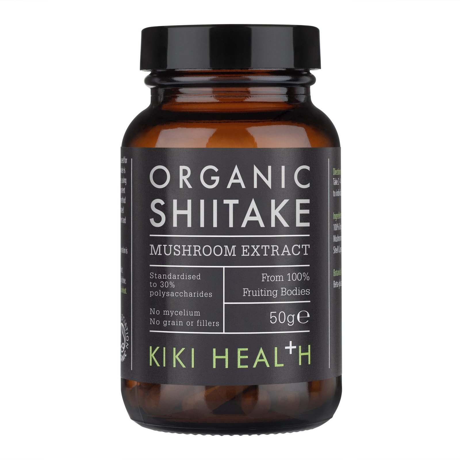 Organic Shiitake Extract Powder | 50g | KIKI HEALTH