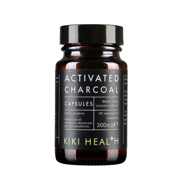 Activated Charcoal | 50 Vegicaps | KIKI HEALTH
