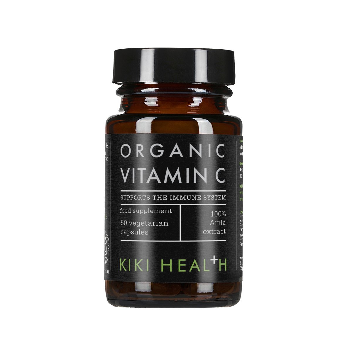 Organic Vitamin C | 50 Vegicaps | KIKI Health