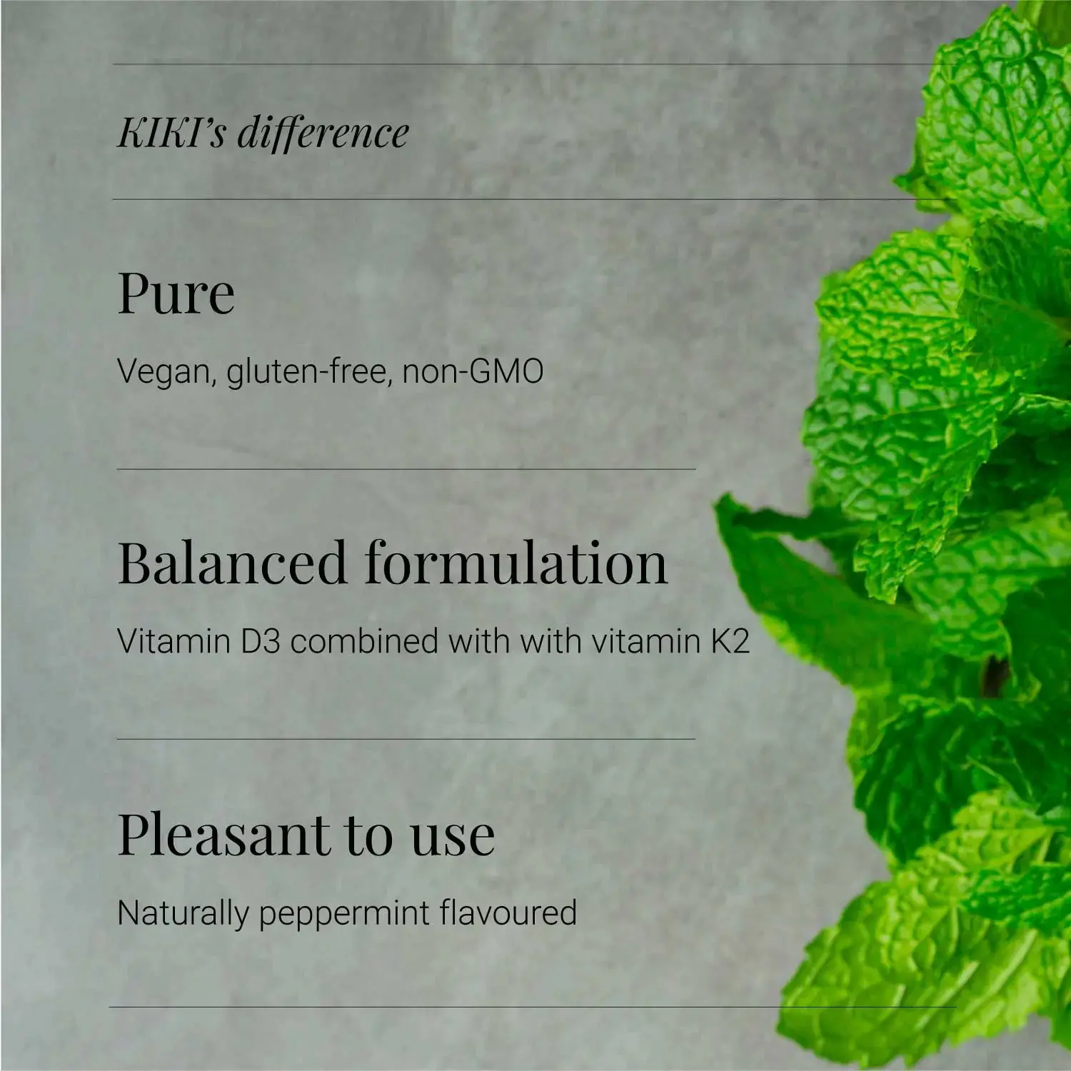 Vitamin D3 + K2 | KIKI HEALTH - Image 3
