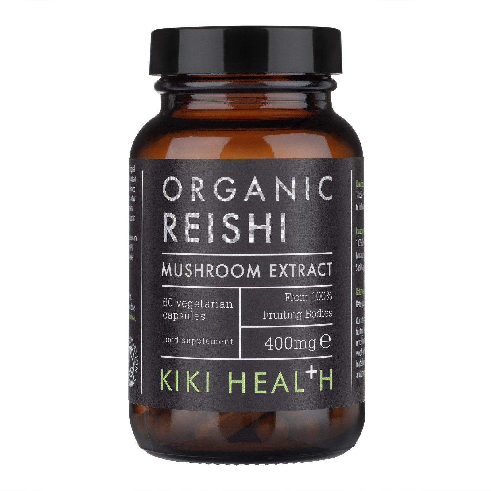 Organic Reishi Extract | 60 Vegicaps | KIKI HEALTH