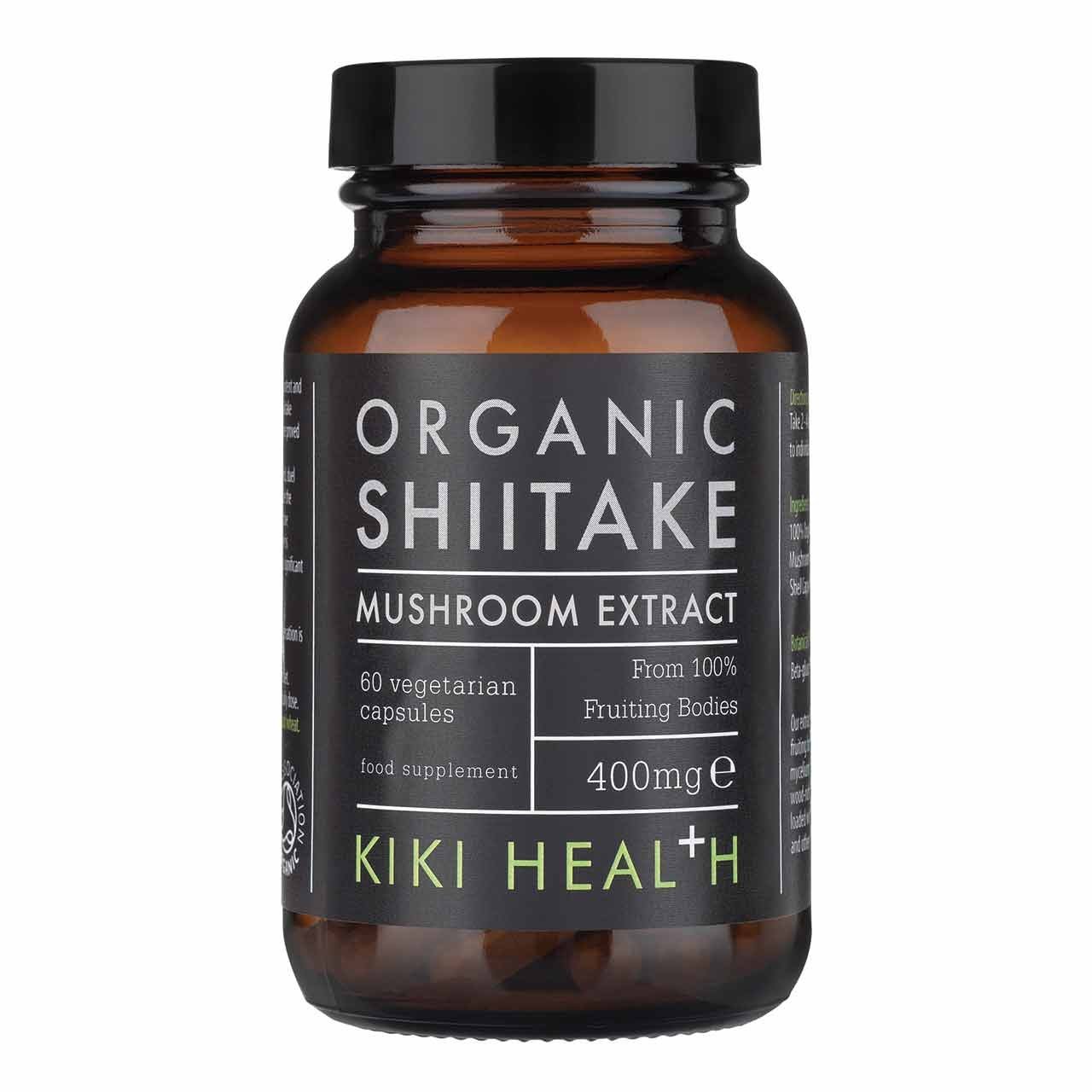 Organic Shiitake Extract | 60 Vegicaps | KIKI HEALTH