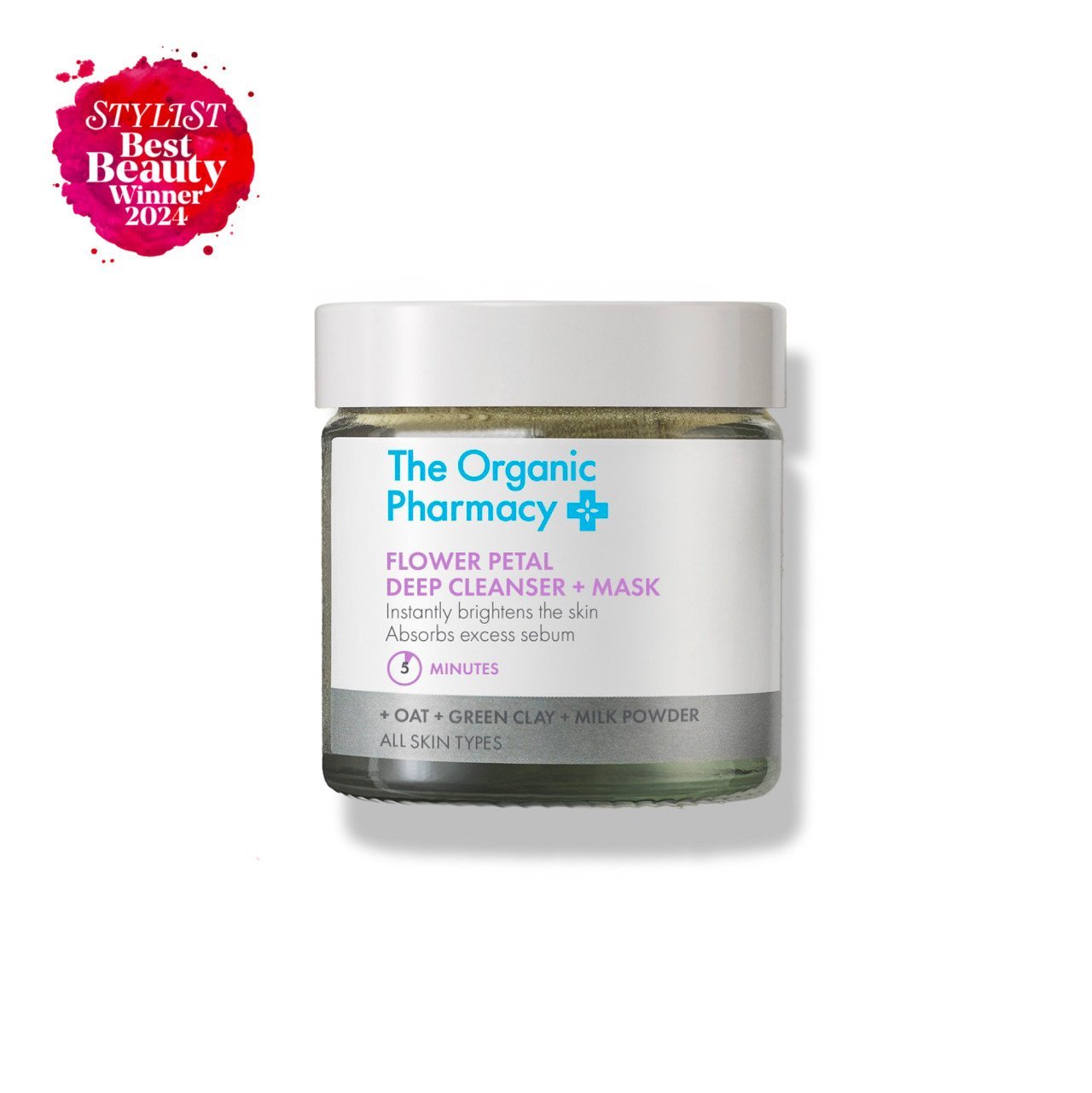 The Organic Pharmacy | Flower Petal Deep Cleanser & Exfoliating Mask