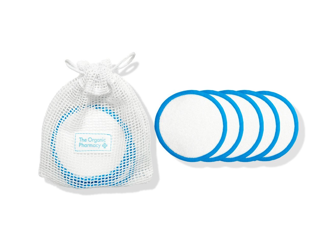 The Organic Pharmacy | Cotton Pads with a Mesh Bag - Image 3
