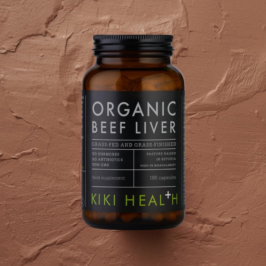 Organic Beef Liver Capsules | 180 Capsules | KIKI HEALTH
