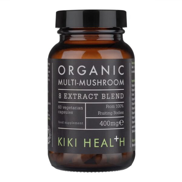 Organic 8 Mushroom Blend | 60 Vegicaps | KIKI HEALTH
