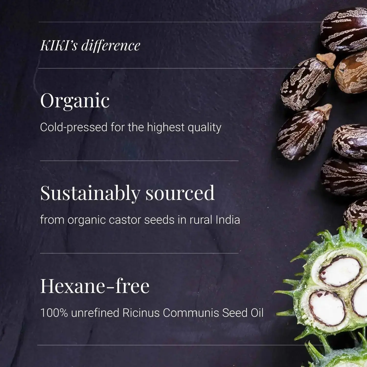 Organic Castor Oil | 250ml | KIKI Health - Image 4