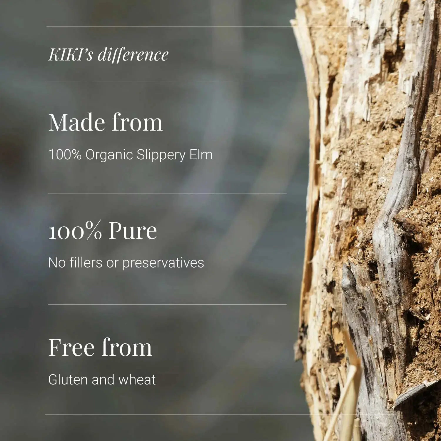 Organic Slippery Elm | 45g | KIKI HEALTH - Image 5
