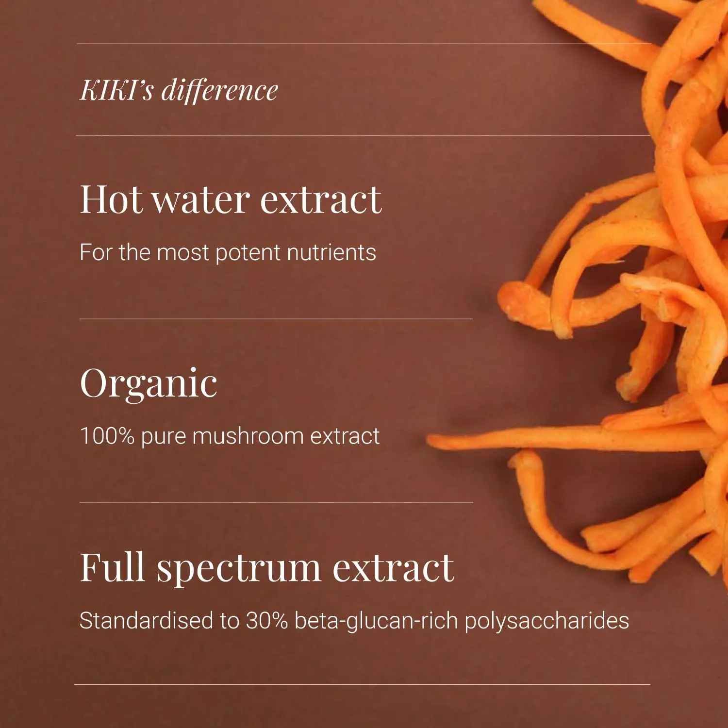 Cordyceps Extract Powder | 50g | KIKI HEALTH - Image 5