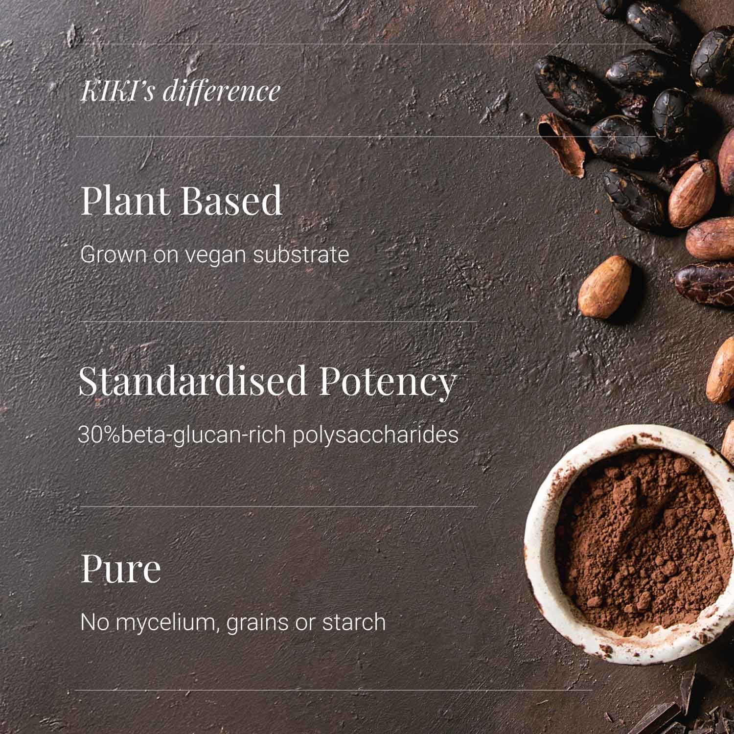 Organic Mushroom Cacao | 105g | KIKI HEALTH - Image 5