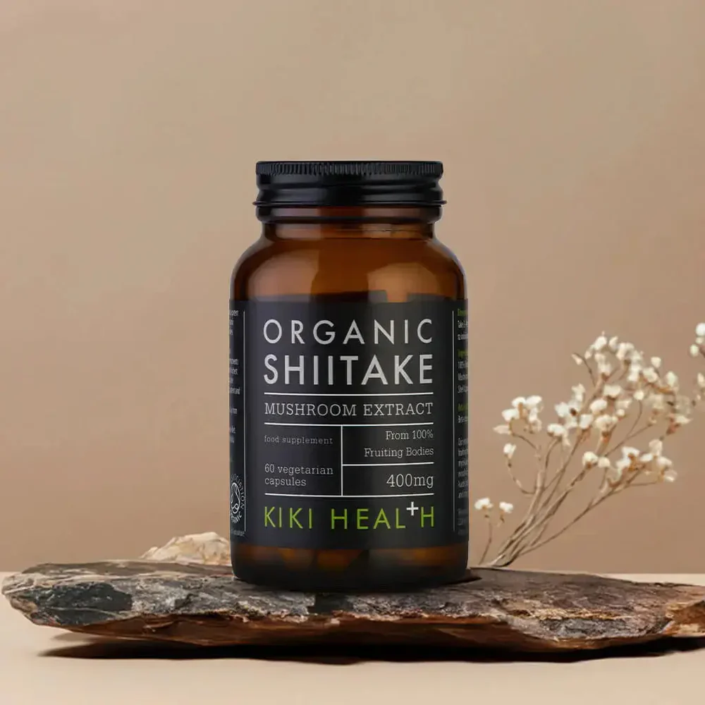 Organic Shiitake Extract | 60 Vegicaps | KIKI HEALTH - Image 6